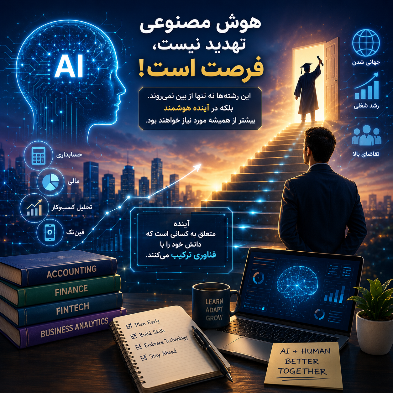 تحصیل در رشته حسابداری، بیزینس آنالیتیک و فین‌تک در مالزی